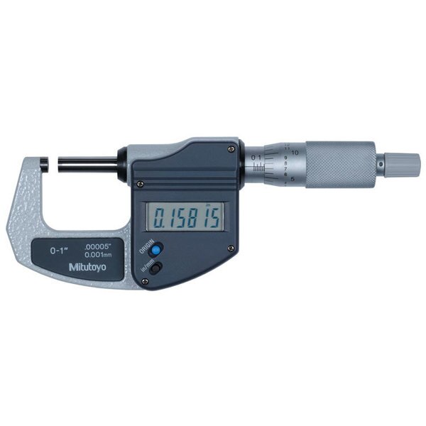 Ratchet Stop Micrometer, Mdc-Lite 25mm