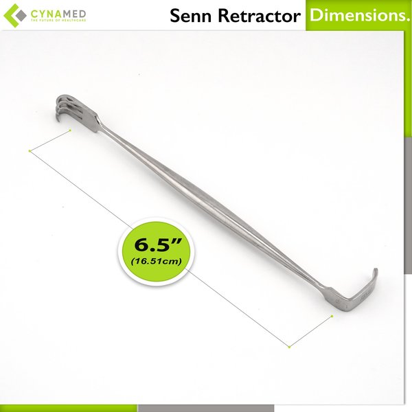 Senn Retractors, Sharp, 6.25