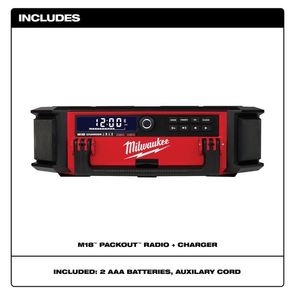 M18 PACKOUT Radio + Charger (Tool Only)