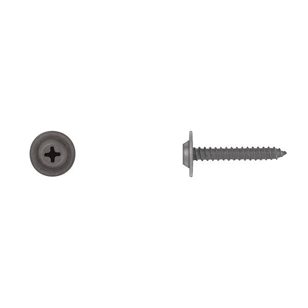 Blk Flat Top Phil Screws 8X1