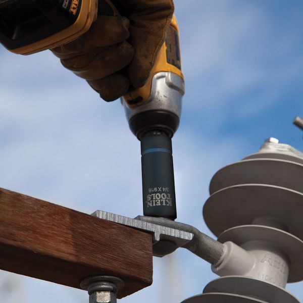 2-in-1 Impact Socket, 12-Point, 3/4 and 9/16-Inch