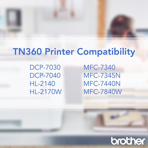 Refurbished Compatible Toner For TN360, 2.6K Pages