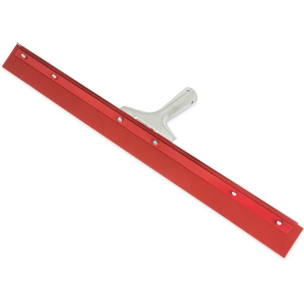 Str Red Gum Rbbr Floor Squeegee, 24