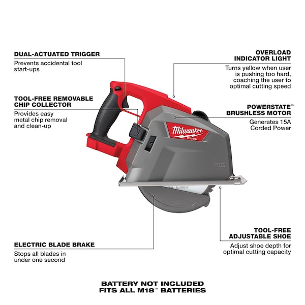 M18 FUEL 8 in. Metal Cutting Circular Saw (Tool Only)