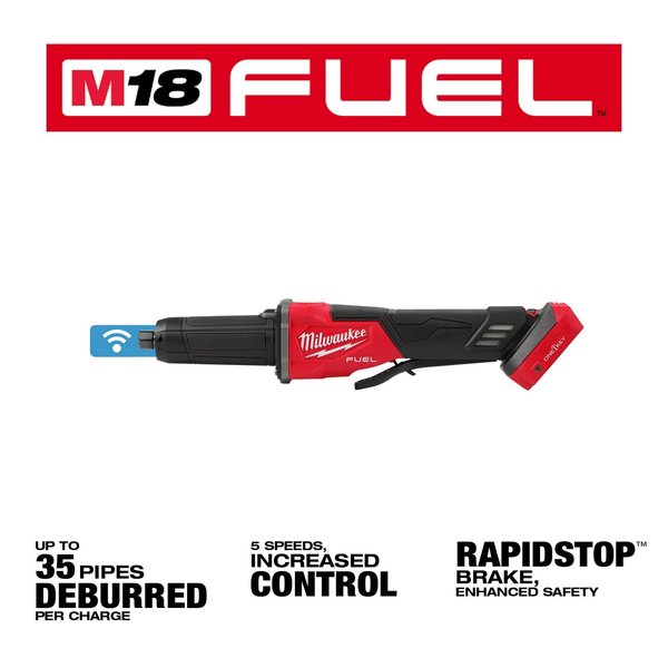 M18 FUEL Variable Speed Braking Die Grinder with ONE-KEY with No-Lock Paddle Switch (Tool Only)