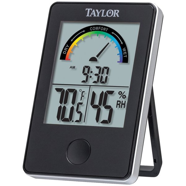 Digital Hygrometer, Indoor, 14 to 122 F