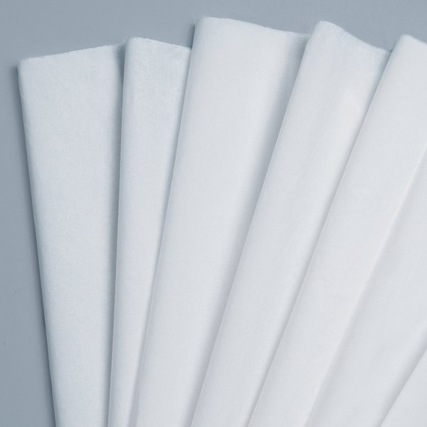 Dry Wipe, White, Box, 1-Ply Tissue, Hand, 280 Wipes, 4 1/2 in x 8 1/2 in