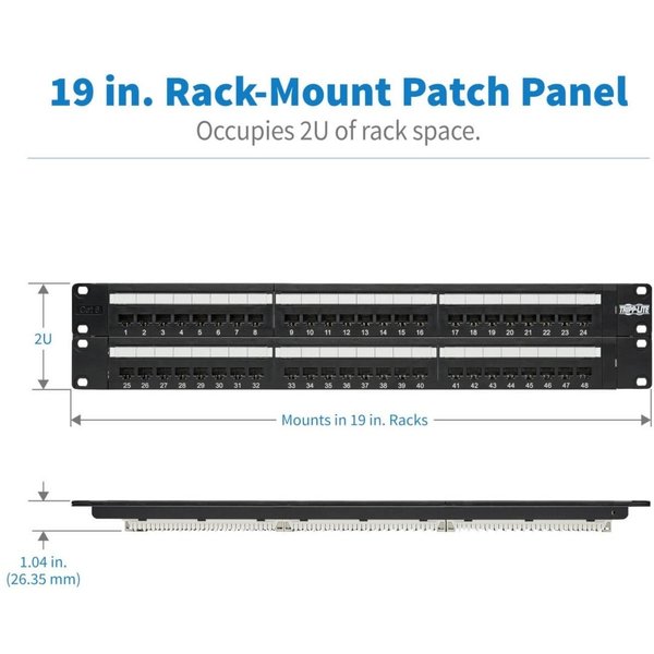 Cat6 Patch Panel 568B