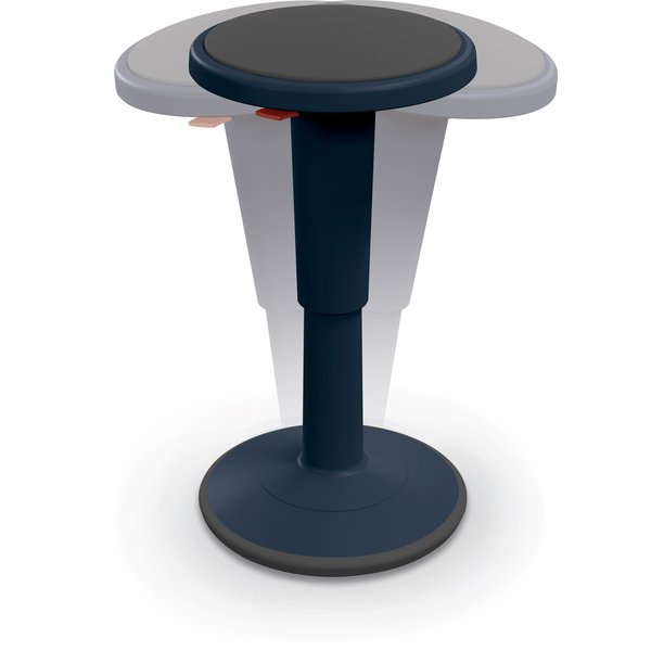 Grow Stool, Height Adjustable, Tall, Navy