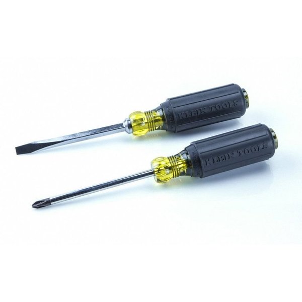 Screwdriver Set, General Purpose, Multi-Application, Ergonomic Grip, Black/Yellow, 8-Piece