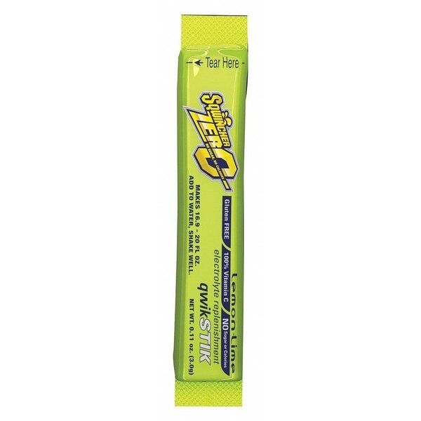 Qwik Stik, Sugar Free Drink Mix Powder, 20 oz Yield per 11 oz Pack, Lemon-Lime, 50 Packs