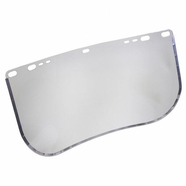 Faceshield, Acetate, Uncoated, Clear, 8 in Visor Height, 15.5 in Visor Width, Cold Flexibility