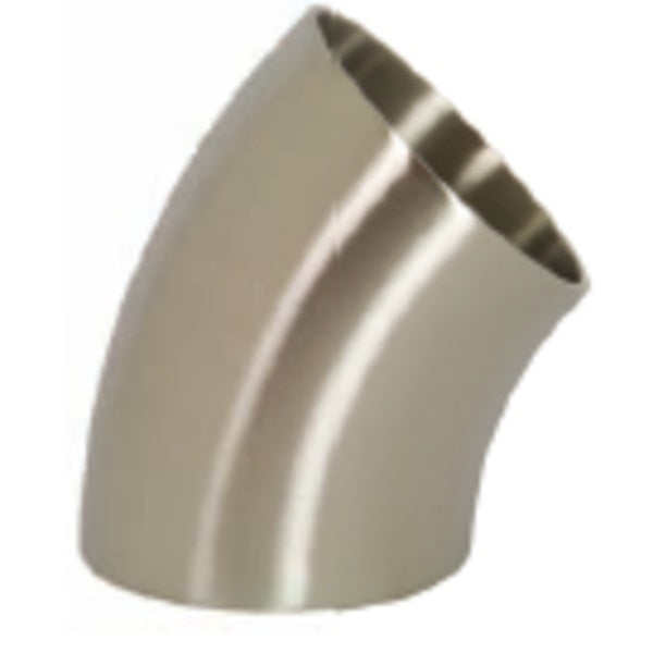 Elbow, S, 45 deg., 316L, 4