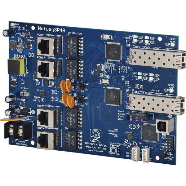 PoE Switch, Camera Inputs 4, Load 120W