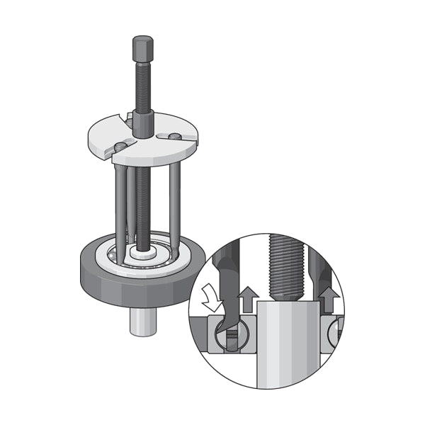 Patented Ball Bearing Set Of Pullers
