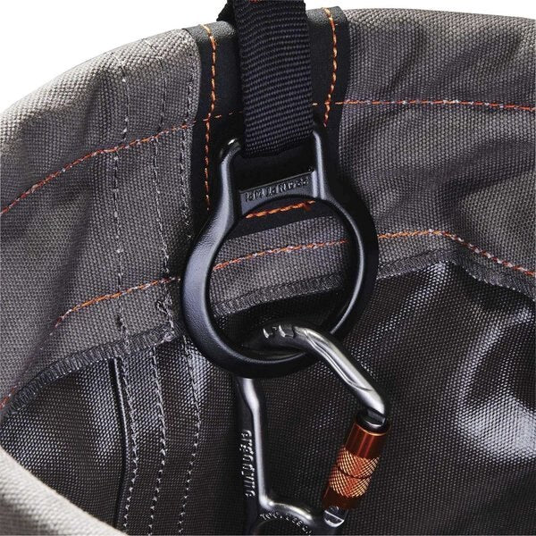 Bucket, Canvas, 1 Pockets, Gray, 17