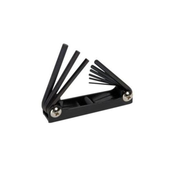 Hex Key Set, 9 Pc. Std. Foldin