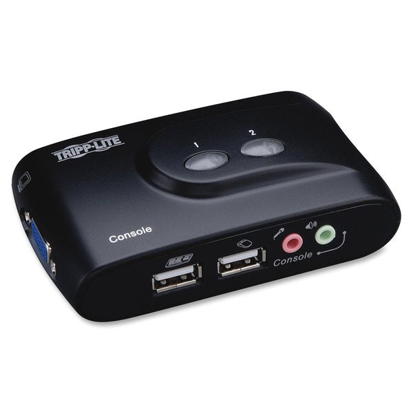 KVM, 2-Port, USB, Audio, Compact