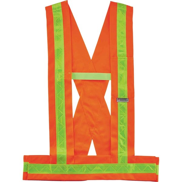 Orange Type O Class 1 Breakaway Sash, 3X