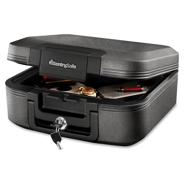 Fire Rated Chest Safe, 0.28 cu ft, 20 lb, Privacy Key Lock