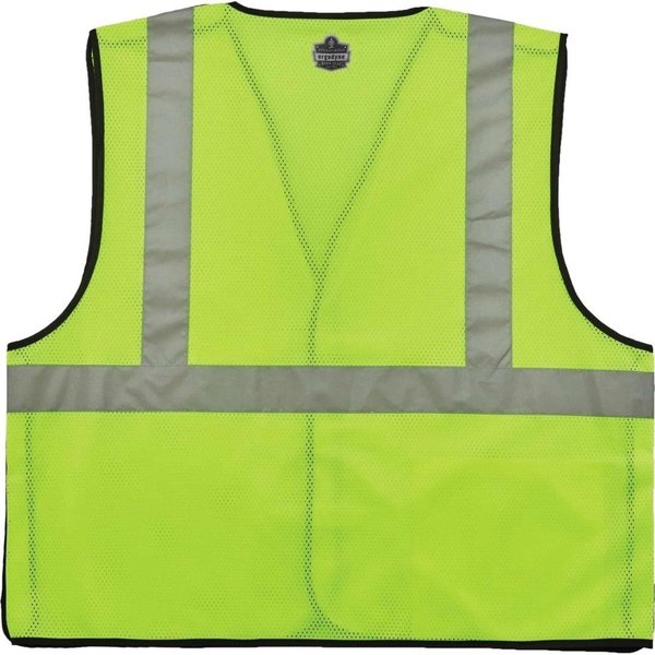 Lime Safety Vest ID Badge Holder, 2XL/3XL