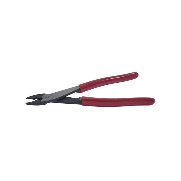 Crimper, Overall Length 9 3/4 in, Capacity 10 to 22 AWG, Red