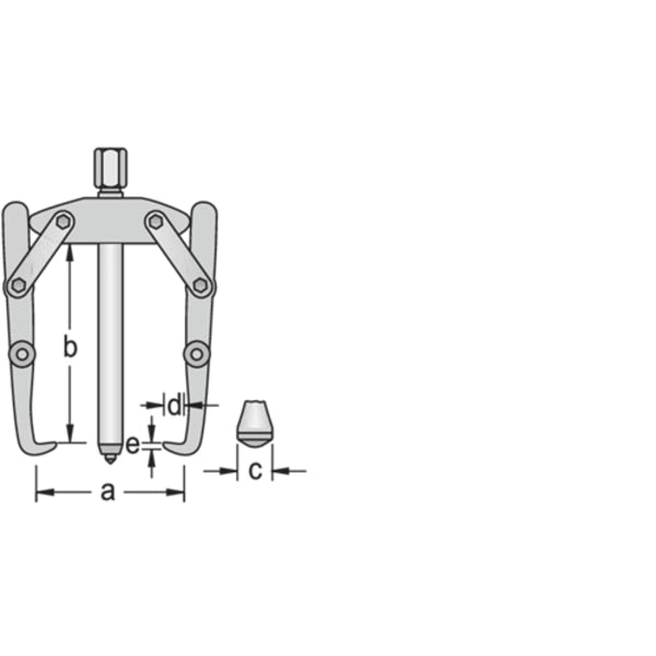 Puller, 2-Arm Pattern, 250 x 260mm