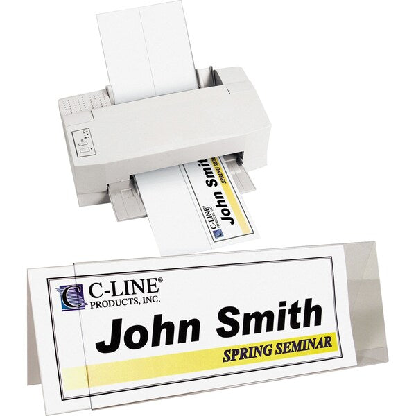 Name Tent Holder, Rigid, 4-1/4 x 11, PK25