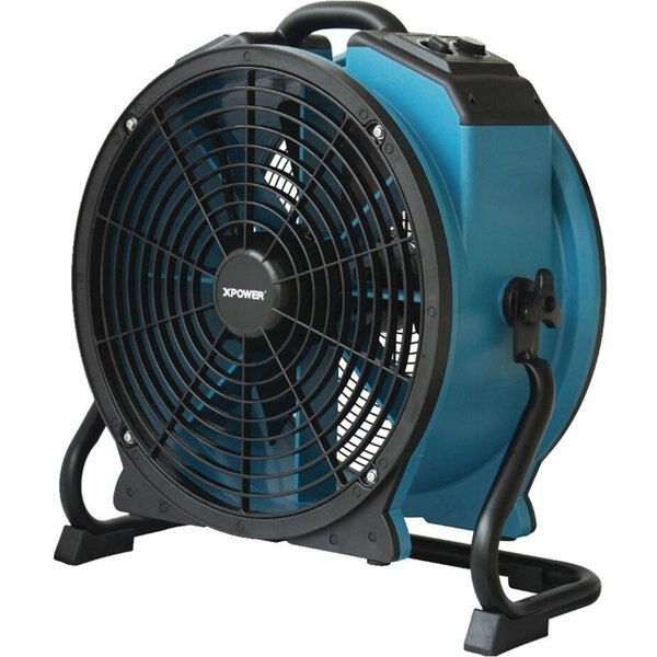 Axial Fan, 1/3HP, Timer, Power Outlets, 115, 3600 cfm, 9.8 W.