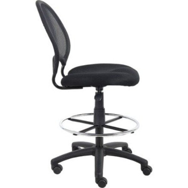 Mesh Drafting Stool W/ Adjustable Arms