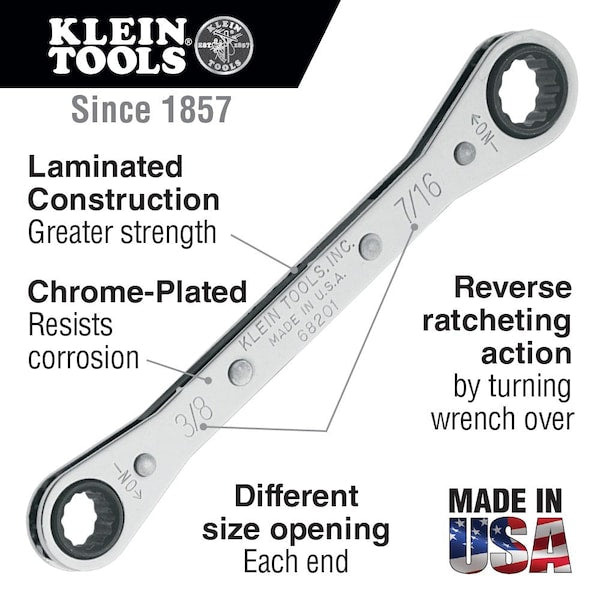 Ratcheting Box Wrench Set, 7-Piece