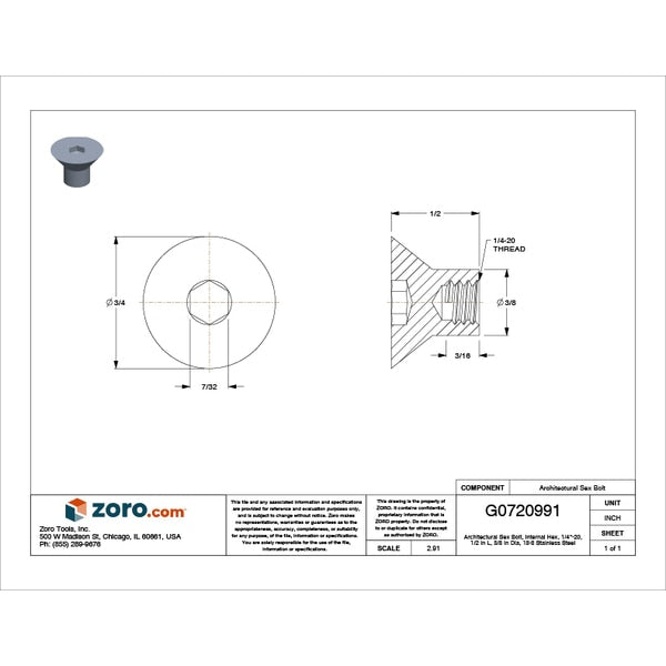 Arch Barrel, 1/4