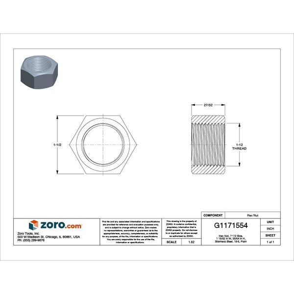 Hex Nut, 1