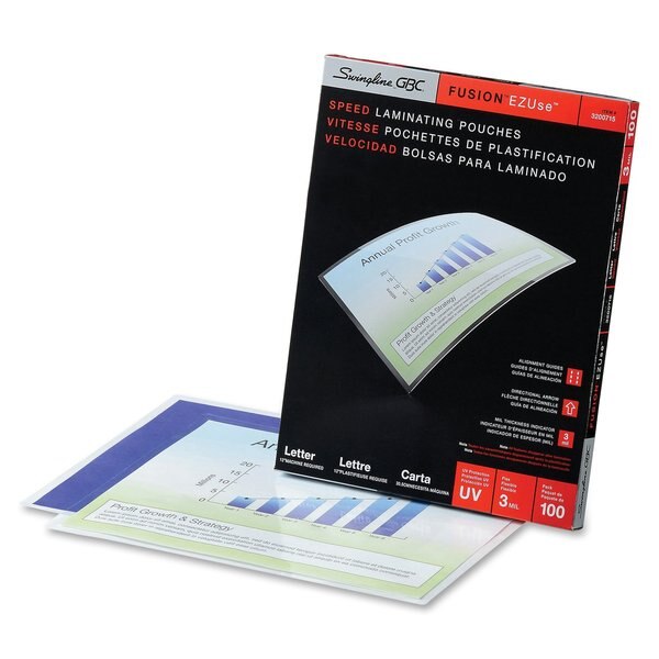Heat Laminating Pouches, 11-1/2x9in, PK100