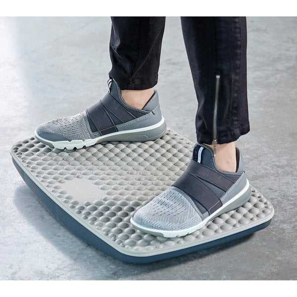 Balance Board, Plastic, Gray, 14-1/2 in. D