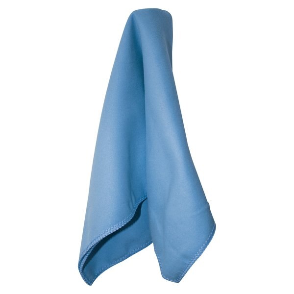 Microfiber Suede Cloth Cleaning Cloth 18.4 lb., Blue, 12PK