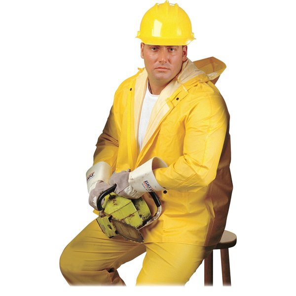 Classic .35Mm PVC Poly Suit 3 Pc Ye, 2XL