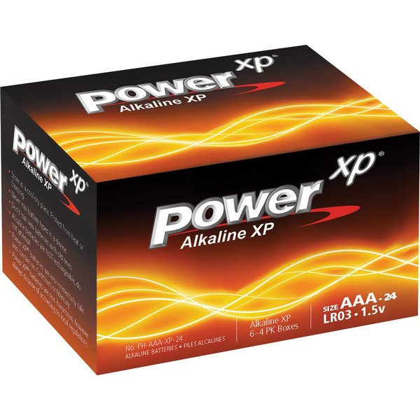 Power XP AAA Alkaline Battery, 4 PK