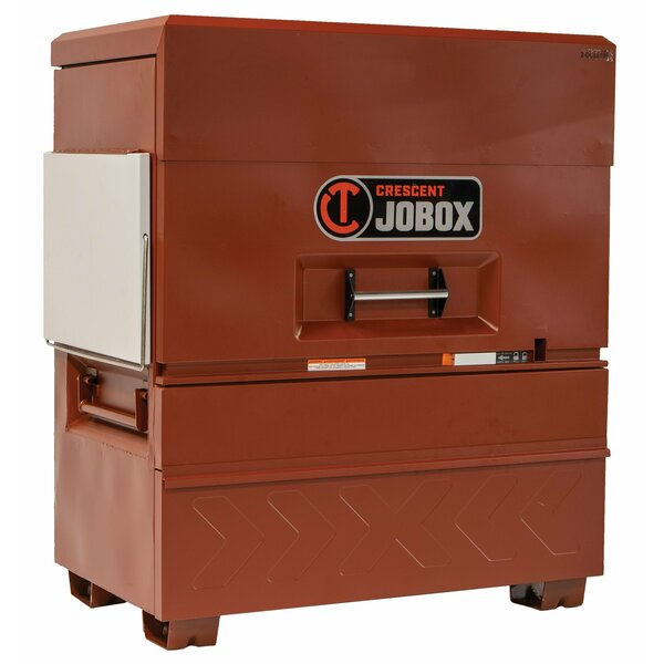 Piano-Style Jobsite Box, 51 in, Brown