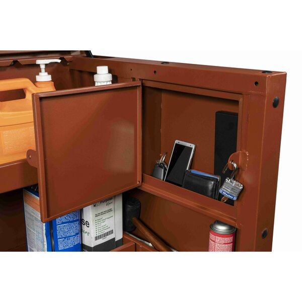Jobsite Piano Box, Recessed, 48.9 cu. ft., Number of Drawers: 0