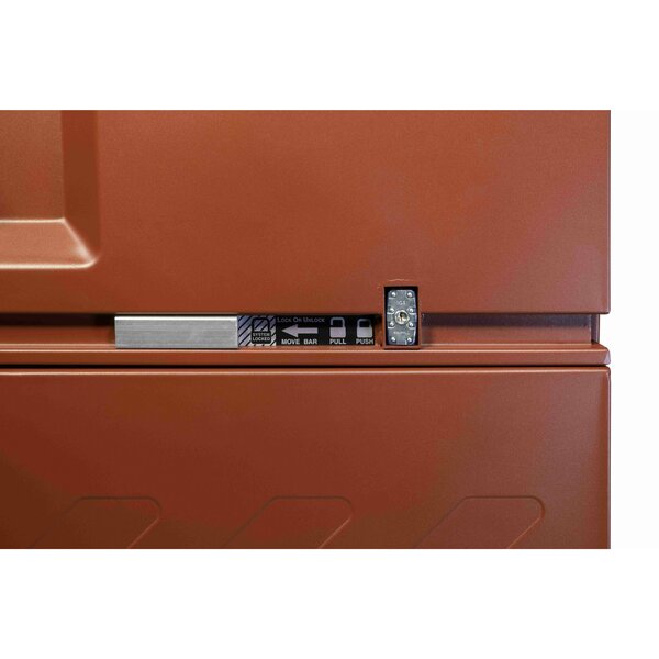 Jobsite Piano Box, Recessed, 48.9 cu. ft., Number of Drawers: 0