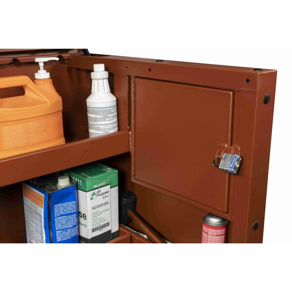 Jobsite Piano Box, Recessed, 48.9 cu. ft., Number of Drawers: 0