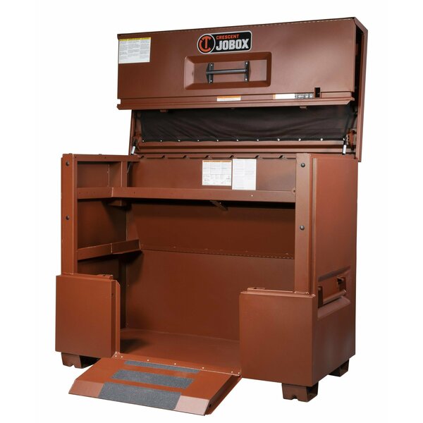Jobsite Piano Box, Recessed, 48.9 cu. ft., Material: Steel
