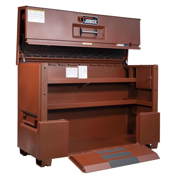 Jobsite Piano Box, Recessed, 60.3 cu. ft., Material: Steel