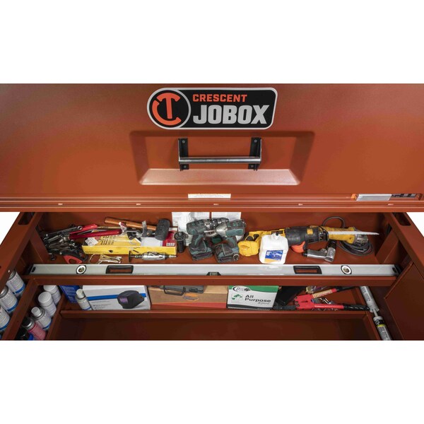 Jobsite Piano Box, Recessed, 60.3 cu. ft., Material: Steel