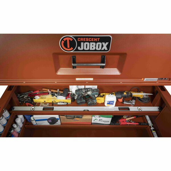 Piano-Style Jobsite Box, 64 in, Brown