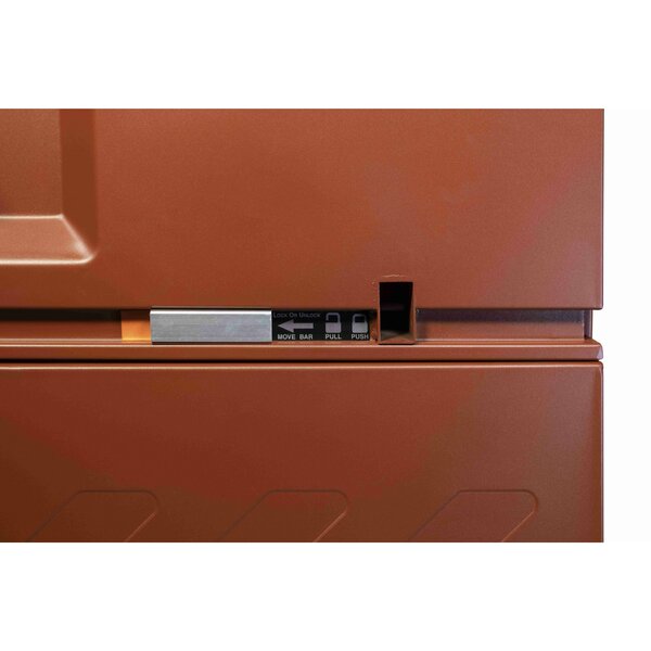 Jobsite Piano Box, Recessed, 60.3 cu. ft., Number of Drawers: 0