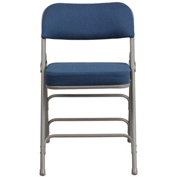 Navy Fabric Folding Chair,PK2