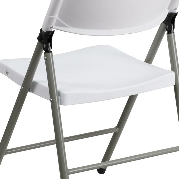 White Plastic Folding Chair