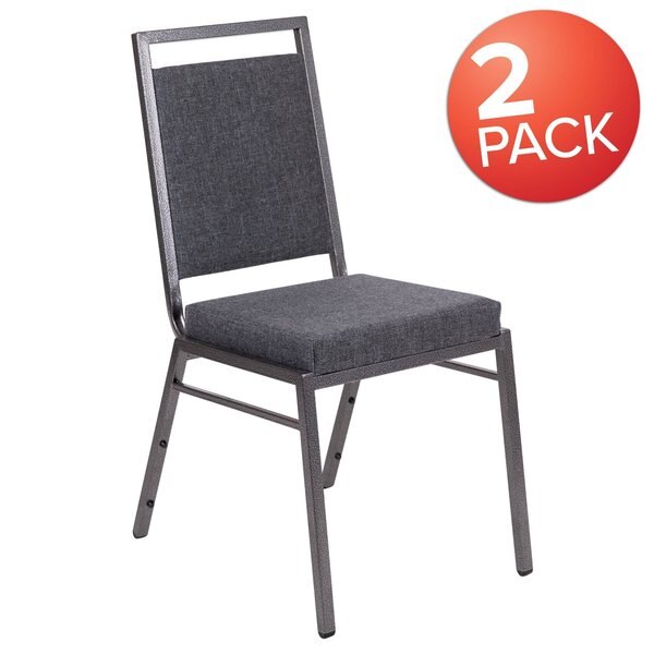 Dark Gray Banquet Chair, PK2